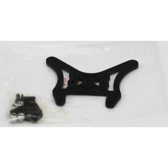 SOPORTE AMORTIGUADOR TRASERO CARBONO 1/10