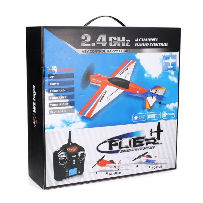 Avión Extra 300 R.T.F. 4CH 400MM Lipo WLToys