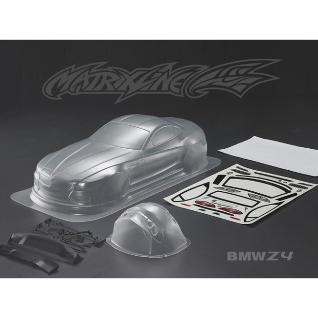 Carrocería BMW Z4 Transparente con Pegatinas