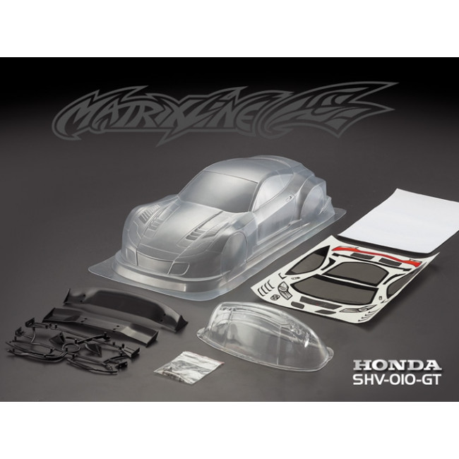 Carrocería Honda HSV Transparente con Pegatinas