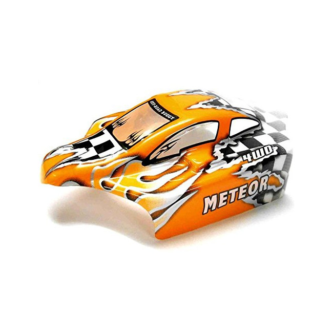 Carrocería HSP Troian RC 1/16 Naranja Cuadros