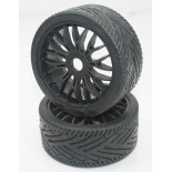 Ruedas Rally Game 1/8 Universales Negras