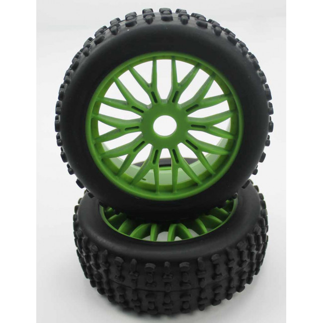 Ruedas Todo Terreno 1/8 Universales Blancas