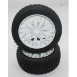 Ruedas Todo Terreno 1/8 Universales Blancas