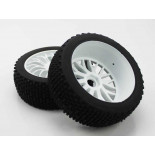 Ruedas Todo Terreno 1/8 Universales Blancas