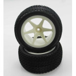 Ruedas Todo Terreno 1/10 Traseras Universales Blancas