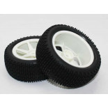Ruedas Todo Terreno 1/10 Delanteras Universales Blancas