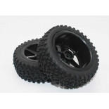 Ruedas Todo Terreno 1/10 Delanteras Universales Negras