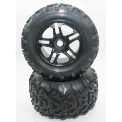 Ruedas Todo Terreno 1/8 Universales Verdes