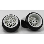 Ruedas Coches RC Drift  1/10 Universales 4 pzs Blancas