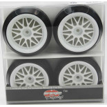 Ruedas Coches RC Drift  1/10 Universales 4 pzs Blancas