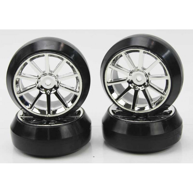 Ruedas Coches RC Drift  1/10 Universales 4 pzs