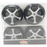 Ruedas Coches RC Drift  1/10 Universales 4 pzs Gris