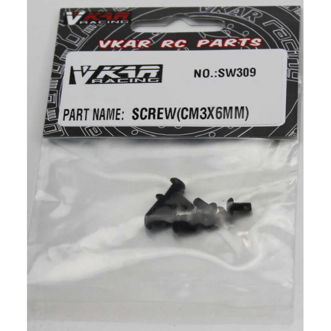 TORNILLOS CABEZA REDONDA ROSCA METRICA 3X6