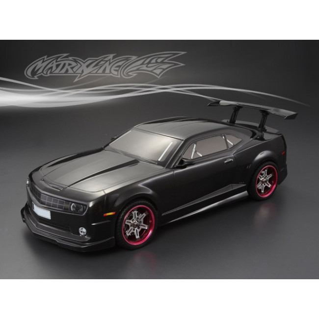 Carrocería Chevrolet Camaro Pintada de Carbono con Pegatinas