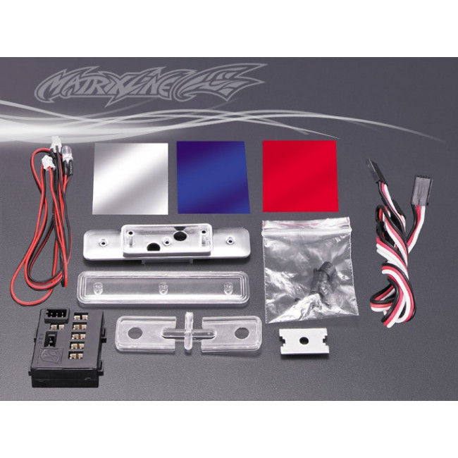 Set Luces Policia 2 Leds con Controladora