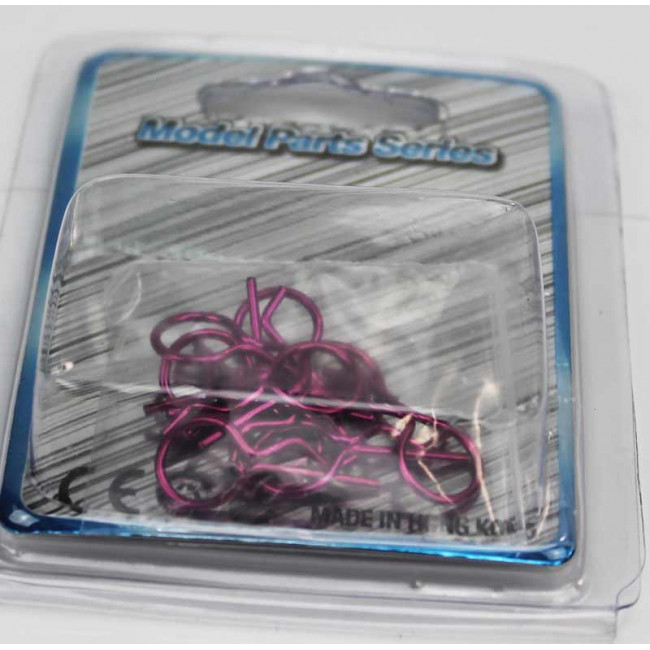 Clips Carrocería para Coches RC 1/10 Purpura