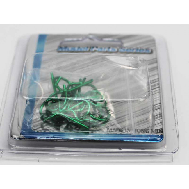 Clips Carrocería para Coches RC 1/10 Verdes