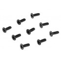 Tornillos 2.6x6mm rosca mtrica cabeza redonda