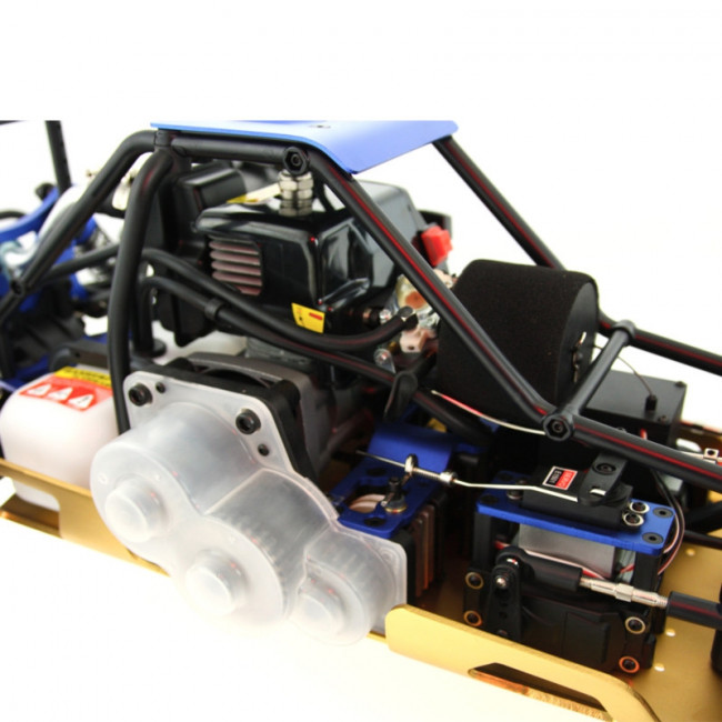 SKELETON 1/5 CON MOTOR 32CC RTR NARANJA PLATEADO