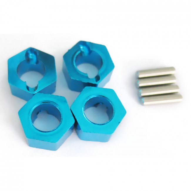 HEXAGONO RUEDAS 8MM PARA 1/18 EN ALUMINIO