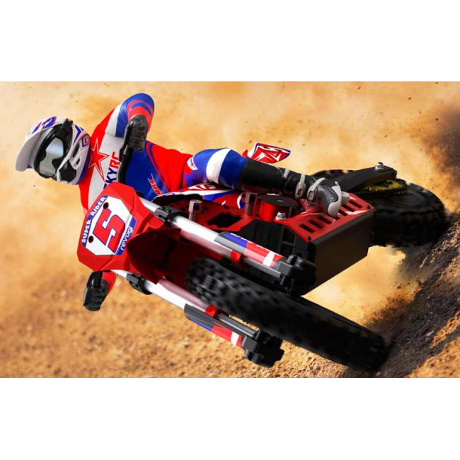 MOTO RC DIRT BIKE SR5 SKYRC CON MOTOR BRUSHLESS COMPLETA