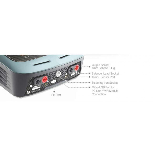 CARGADOR DUAL D200 CON ESTACION DE SOLDADOR SKYRC