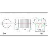 MOTOR BRUSHLESS HOBBYWING EZRUN 3650M 13T 3.000KV