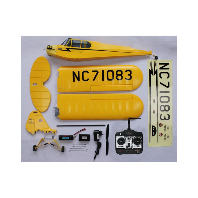 Avión Piper Cub J3 Cub RTF 2.4GHz Amarilla