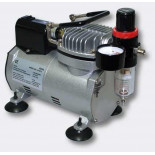 COMPRESOR C/TANQUE AIRE 3L.REGULADOR-FILTRO 1/6HP