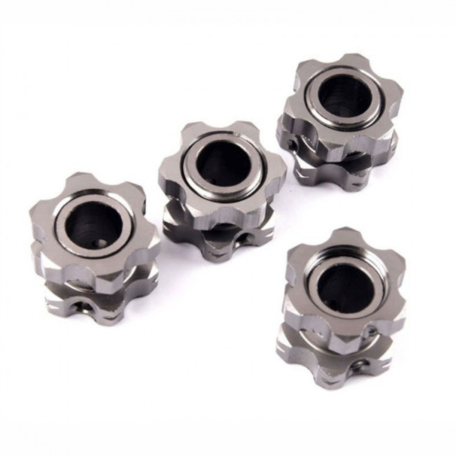 Hexágonos de ruedas con tuerca 1/8 Bazooka HSP