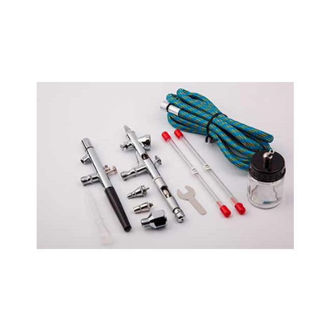 SET 2 AEROGRAFOS BD-128P / BD-208