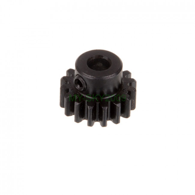 PIÑON MOTOR ACERO MODULO 1 EJE 5MM 16T HSP
